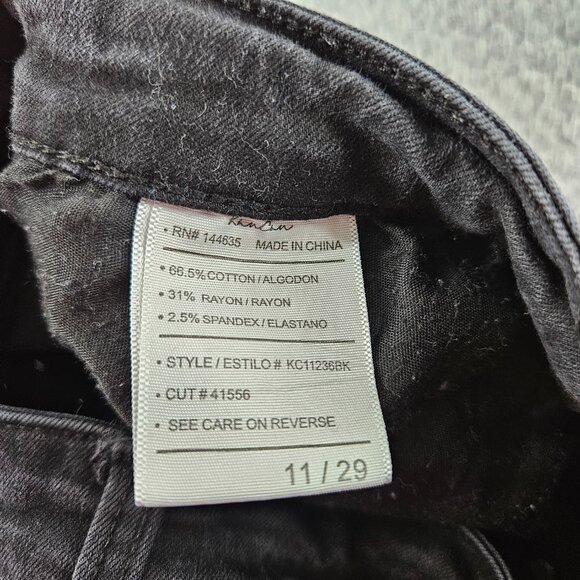 KanCan Jeans Womens 29 High Rise Skinny Button Fly Frayed Hem Denim - Picture 6 of 16